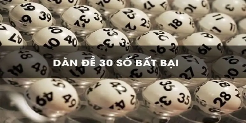 dàn đề 30 số